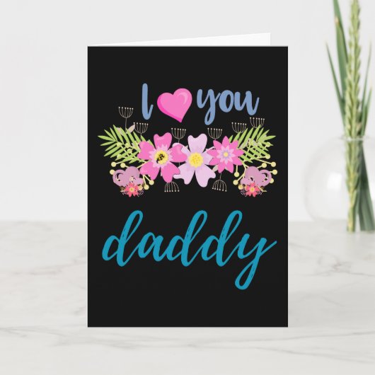 Ich Liebe, du Papa? Karte (Vorderseite)