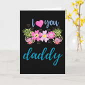 Ich Liebe, du Papa? Karte (Gelbe Blume)