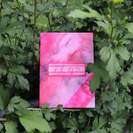 Ich Liebe, du rosafarbene Valentinliebhaber Karte