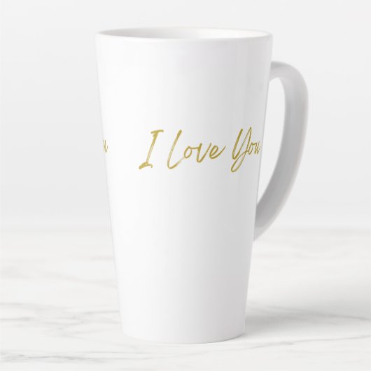 Ich Liebe, du sagst Latte-Tasse Milchtasse (Rechte Ecke)