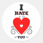 Ich Liebe, du Sticker (Vorderseite)