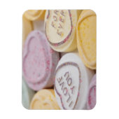Ich Liebe, du süß Candy Valentine Hearts Magnet (Vertikal)