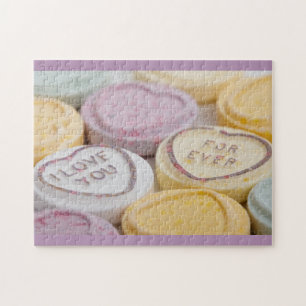 Ich Liebe, du süß Candy Valentine Hearts Puzzle