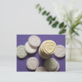 Ich Liebe, du Süßes Postkarte (Stehend Vorderseite)