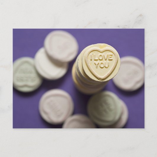 Ich Liebe, du Süßes Postkarte (Vorderseite)