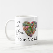 Ich Liebe, du Thorns und alle Kaffeetasse (Links)