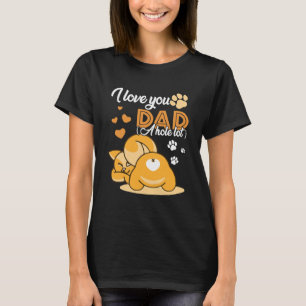 Ich Liebe, du Vater eine Hole Lot Cat Kitten Daddy T-Shirt