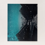 Ich Liebe, du wirst mich heiraten? Berge am See Puzzle (Vertikal)