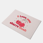 Ich Liebe, du würst viel Fußmatte (Schrägansicht)