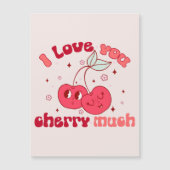 Ich Liebe, du würst viel Magnetkarte (Vorderseite)