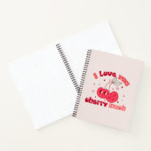 Ich Liebe, du würst viel | Niedlich & Punny Cherry Notizblock (Innenseite)