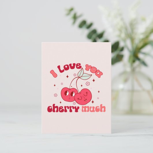 Ich Liebe, du würst viel Postkarte (Stehend Vorderseite)