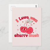 Ich Liebe, du würst viel Postkarte (Vorne/Hinten)