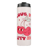 Ich Liebe, du würst viel Thermosbecher (Vorderseite)