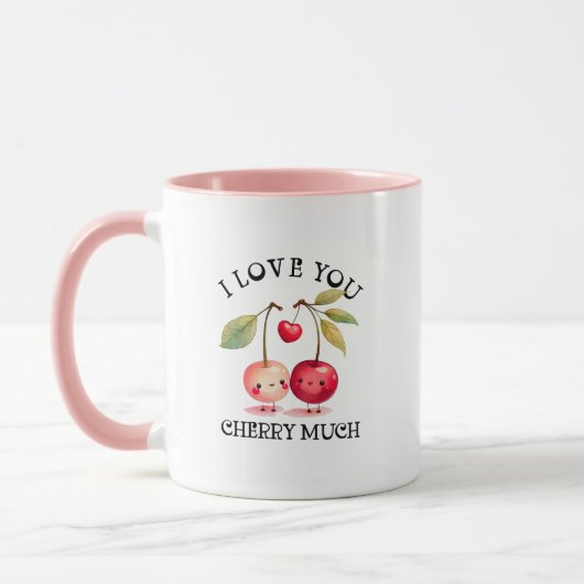 Ich Liebe, du würst viel Valentinstag Tasse (Links)