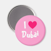 Ich liebe Dubai Magnet (Vorderseite/Rückseite)