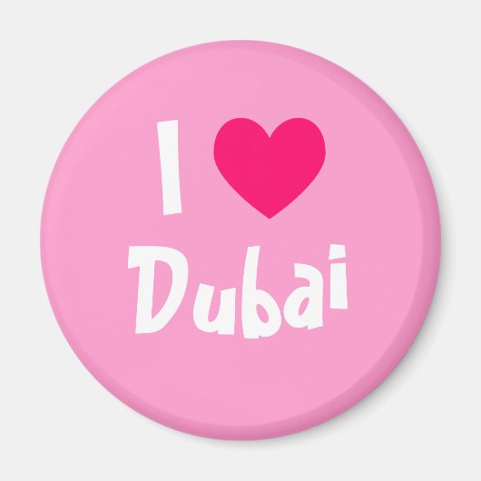 Ich liebe Dubai Magnet (Vorne)