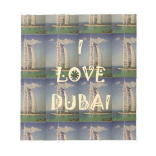 Ich liebe Dubai Notizblock