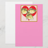 Ich Liebe Ducklings! Briefpapier (Vorne/Hinten)