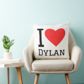 Ich liebe Dylan Kissen (Stuhl )