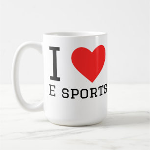 Ich liebe E-Sport Kaffeetasse