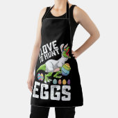 Ich Liebe, Eier zu Ostern Dinosaurier zu jagen Rex Schürze (InSitu)