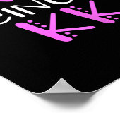 Ich Liebe ein Kk Niedlich Cool Poster (Ecke)