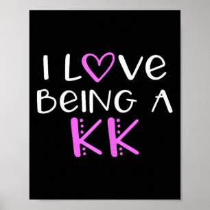 Ich Liebe ein Kk Niedlich Cool Poster