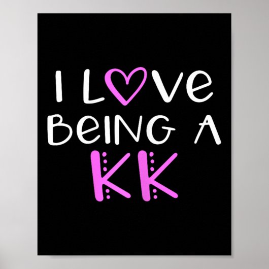 Ich Liebe ein Kk Niedlich Cool Poster (Vorne)