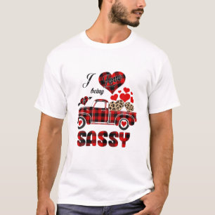 Ich Liebe, ein leiser roter LKW-Herzschlag für C T-Shirt