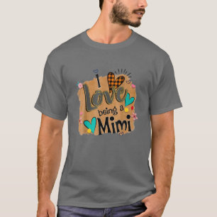 Ich Liebe, ein Mimi Leopard-glücklicher Muttertag  T-Shirt
