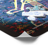 Ich Liebe ein Mysterium - blaue Hinweise Poster (Ecke)