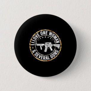 Ich liebe eine Frau & mehrere Waffen Ehemann lusti Button