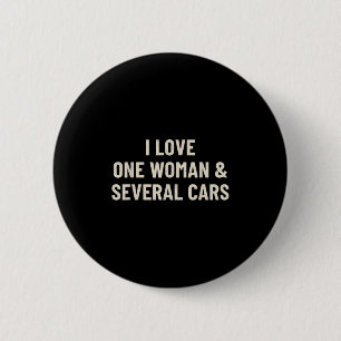 Ich Liebe eine Frau und mehrere lustige Autoenthus Button