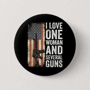 Ich liebe eine Frau und mehrere Waffen - Ehemann l Button