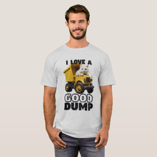 Ich Liebe eine gute Müllhalde, Bau-Vater T-Shirt