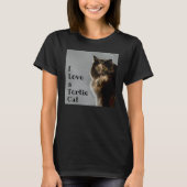 Ich Liebe eine Tortie Cat T-Shirt (Vorderseite)