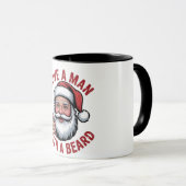 Ich liebe einen Mann mit einem Bart Bärtiger Weihn Tasse (VorderseiteRechts)