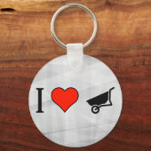 Ich Liebe, einen Rollstuhl zu putzen Schlüsselanhänger (Vorderseite)