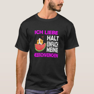 Ich Liebe einfach meine Guinea schweine Niedliche T-Shirt