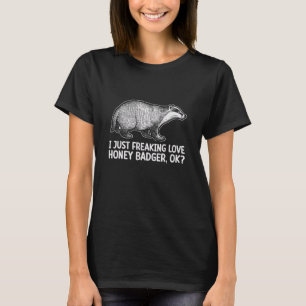 Ich liebe einfach total die Honigdachs-Kostüm-Tier T-Shirt