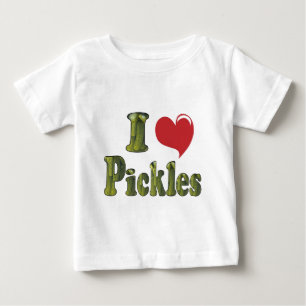 Ich liebe eingelegte Gurken Baby T-shirt