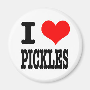 ICH LIEBE EINGELEGTE GURKEN MAGNET