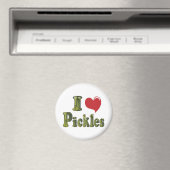 Ich liebe eingelegte Gurken Magnet (In Situ (Geschirrspüler))