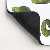 Ich liebe eingelegte Gurken Mousepad (Ecke)