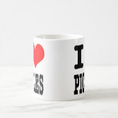 ICH LIEBE EINGELEGTE KAFFEETASSE (Mittel)