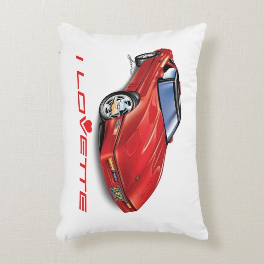 ICH LIEBE EINZIGARTIGE AUTODESIGN DEKOKISSEN (Vorderseite(Vertikal))