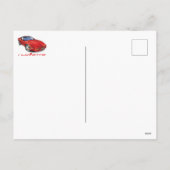 ICH LIEBE EINZIGARTIGE AUTODESIGN FEIERTAGSPOSTKARTE (Rückseite)