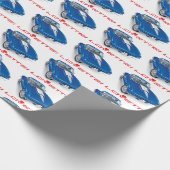 ICH LIEBE EINZIGARTIGE AUTODESIGN GESCHENKPAPIER (Ecke)