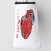 ICH LIEBE EINZIGARTIGE AUTODESIGN GOLF HEADCOVER (Rotieren 90)